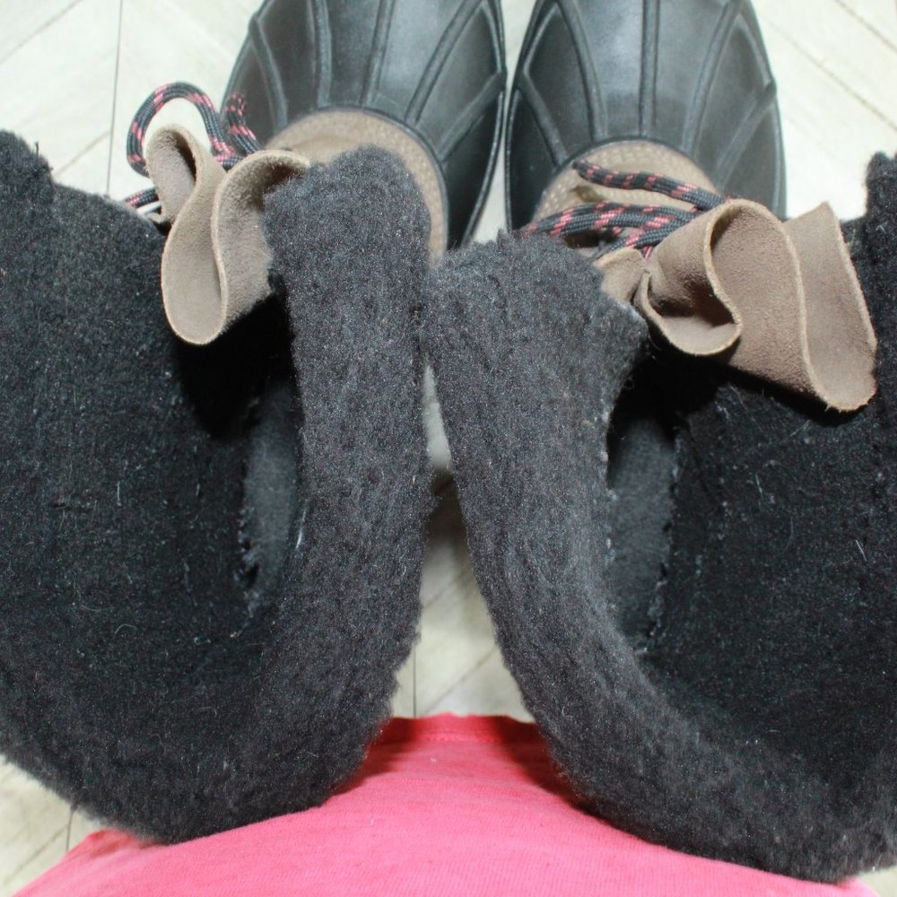 Sorel Antarctic Suede Lace-up Lined Insulated Waterproof Winter Boots Size 12 - Picture 9 of 11